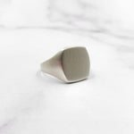 Sterling Cushion Signet Ring