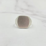 Sterling Cushion Signet Ring