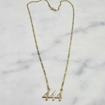 14k 444 Angel Number Necklace