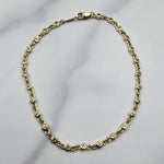 Peridot Bezel Chain Bracelet