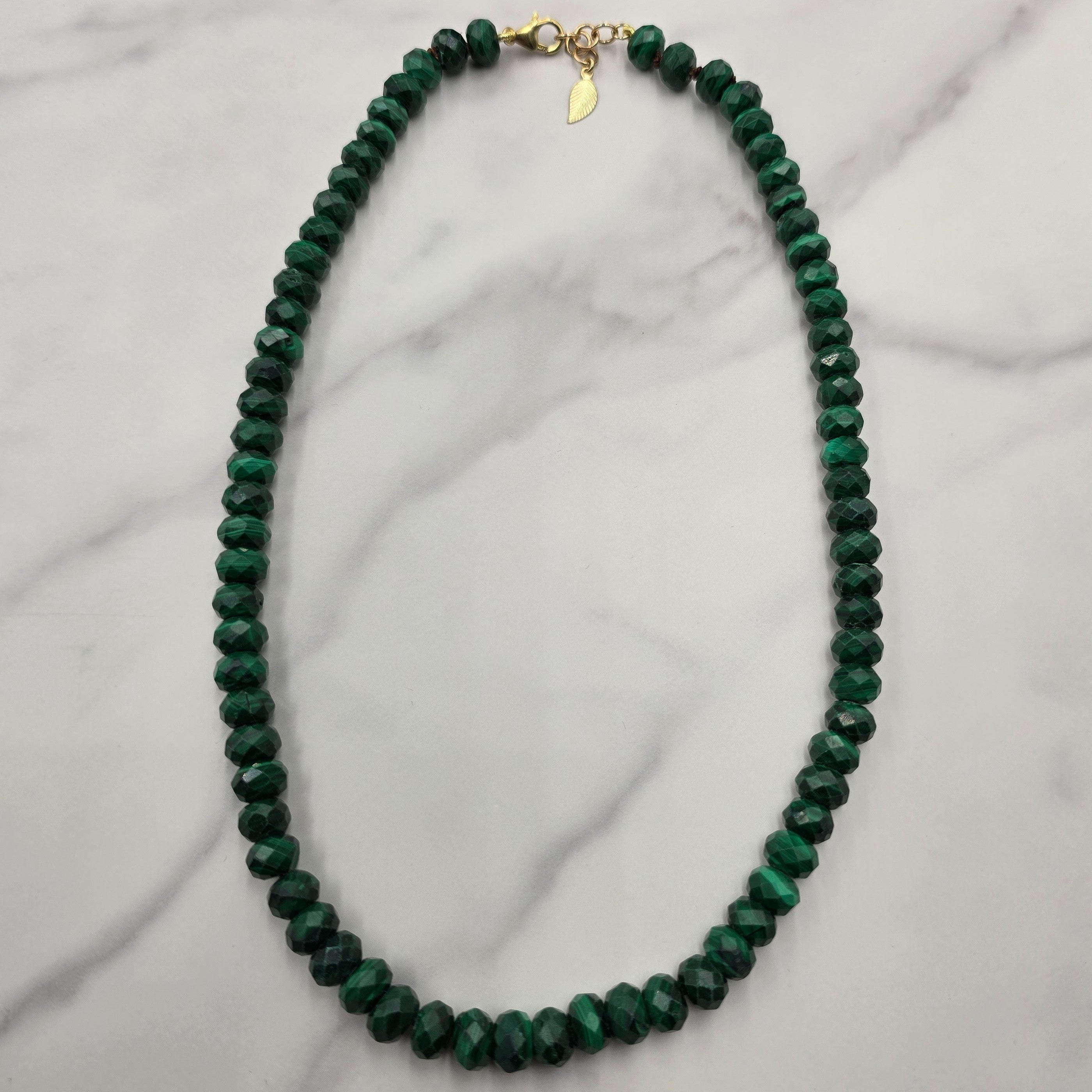 Malachite Beaded Necklace