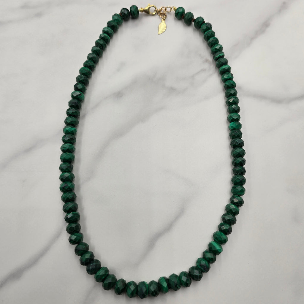 Malachite Beaded Necklace
