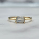 14k Blue Moonstone Emma Ring