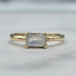 14k Blue Moonstone Emma Ring