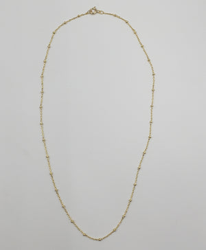 Gold Filled Beaded Chain