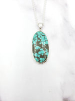 American Turquoise Oval Necklace