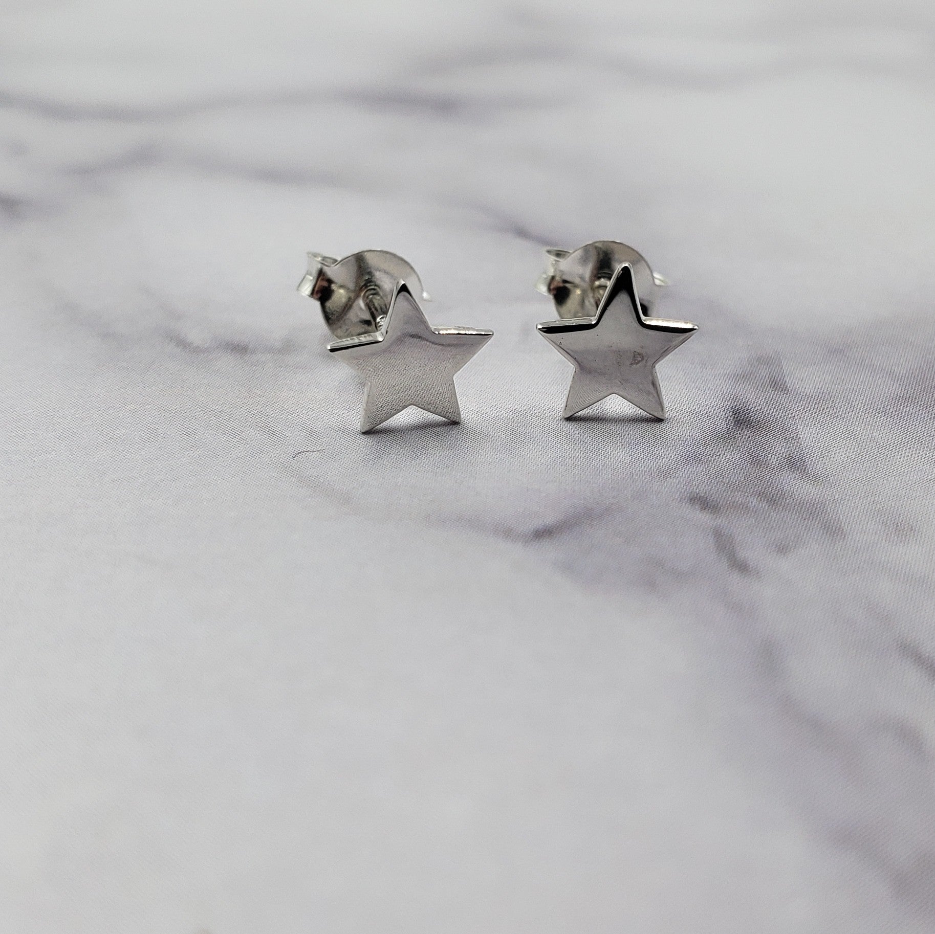 Sterling Star Studs