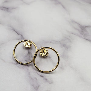 Gold Filled Large Karma Studs
