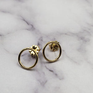 Gold Filled Medium Karma Studs