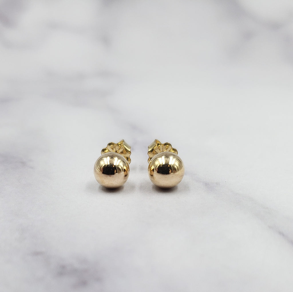 Gold Filled Large Ball Studs