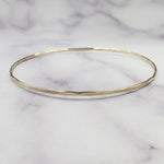 Gold Filled Faceted Bangle