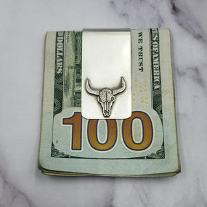 Cow Skull Money Clip