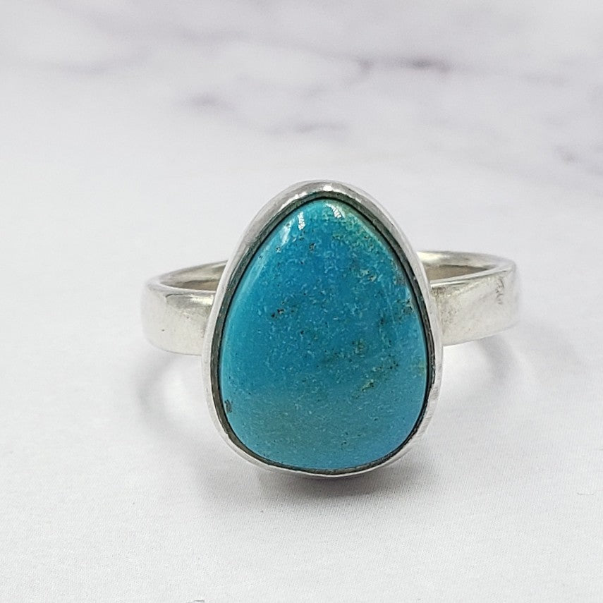 Royston Teardrop Turquoise Ring