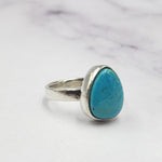 Royston Teardrop Turquoise Ring